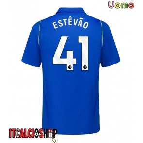 Chelsea Estevao Willian #41 Prima Maglia 2026-27 Manica Corta